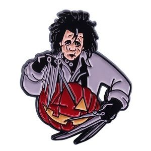 Edward Scissorhands Metal Enamel Pin